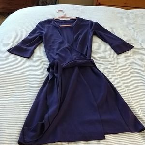 Wool wrap dress